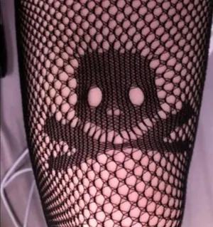 Skull Halloween Mesh Fishnet Tights New thumbnail 11