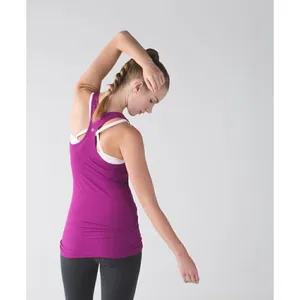 Lululemon Cool Racerback Regal‎ Plum Purple Athletic Tank Top 4 thumbnail 2