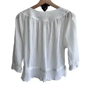 See By Chloe blouse M georgette chiffon crystal white‎ top thumbnail 2