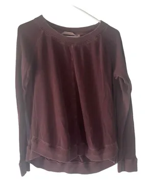 Soft Surroundings Women's‎ Size Medium Thermal Purple Sweater thumbnail 1