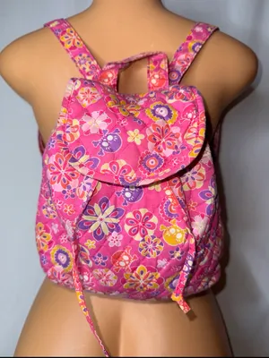 Pink emo grunge mini backpack thumbnail 1