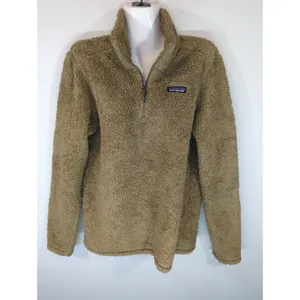 Patagonia Brown Los Gatos 1/4-Zip Pullover Sweater Women's S Fleece Outdoor Gorp thumbnail 2