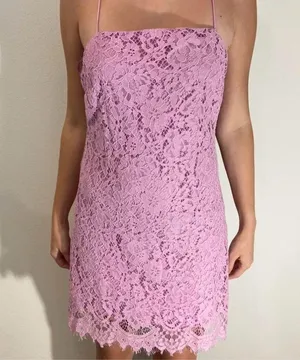 Lilac Purple lace dress thumbnail 1