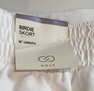 Calia by Carrie Women's 16" Birdie Golf Skort in Pure White Size XXL thumbnail 7