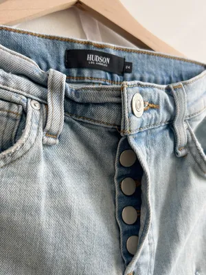 Hudson Jeans Thalia Loose Fit/Straight Distressed Jeans 24 thumbnail 6