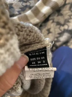 Flannel Sweatshirt Shein thumbnail 2