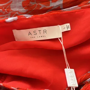 ASTR Pescadero Red Maxi Dress New With Tags LARGE wedding thumbnail 6