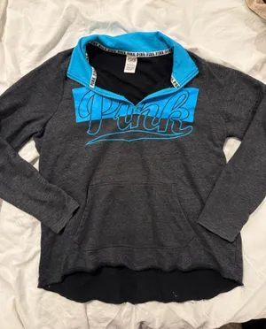 PINK quarter zip thumbnail 1
