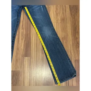 Seven7 Flare Lowrise Jeans Size 26 Iconic "7" branding back pocket thumbnail 6