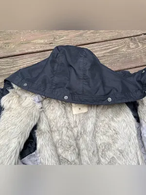 Hollister Womens Pacific Merchants Faux Fur Hooded Parka Jacket Y2K Style|Size:M thumbnail 11