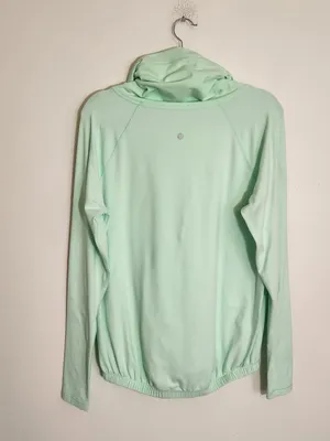 Lululemon Healthy Heart Mint Green Pullover Approx Medium to Large Flaw thumbnail 7
