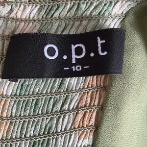 O.p.t Chic Floral Mini Dress in Green and Orange thumbnail 6