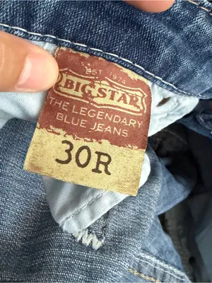 Big Star Women’s Liv Bootcut Jeans Low Rise Embroidered Stitch in Medium Wash 30 thumbnail 8