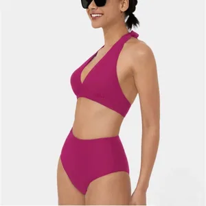 HALARA SWIMWEAR Solid High Waisted Bikini Bottom Swimsuit‎ | SMALL thumbnail 7