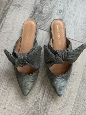 Jack Rogers Elle Sparkly Bow Flats thumbnail 5