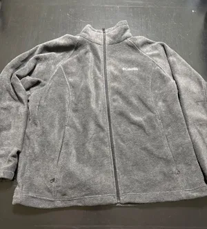 Columbia Benton Springs Full‎ Zip Fleece Jacket Gray Women 2X Charcoal Outdoor thumbnail 1