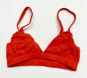 SKIMS Fits Everybody Triangle Bralette Womens Size XS Red Lounge Everyday Cotton thumbnail 1