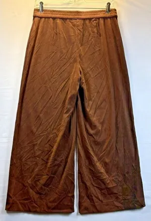 J. Jill Womens Wearever Collection Faux Suede Brown‎ Pull On Pants Size XS thumbnail 2