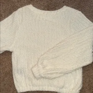 Altar'd State Cream Crew Neck Sweater thumbnail 3