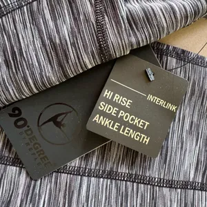 90 Degree By Reflex High Rise Ankle Length Pocketed Leggings thumbnail 7