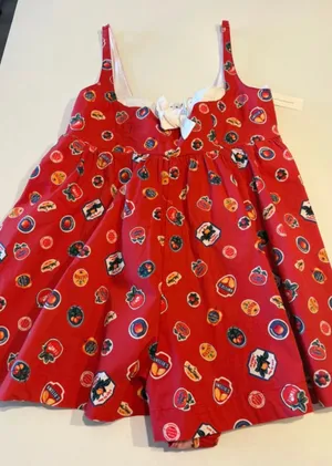 Maeve Anthropologie Red Romper thumbnail 1