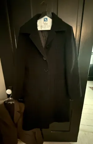 Studio Y Black Wool Trench Coat thumbnail 1