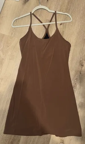 Outdoor Voices Exercise Dress in Brown thumbnail 1