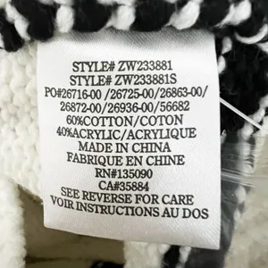 NEW Z Supply Milan Cotton Blend Knit Stretch Crew Neck Stripe Pullover Sweater S thumbnail 3