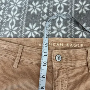 NWOT American Eagle Stretch Super High Rise Baggy Wide Leg Corduroy‎ Cargo Sz 14 thumbnail 11