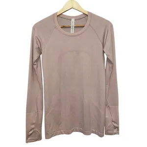 Lululemon Light Pink Long Sleeve Swiftly Tech Size 6 thumbnail 4