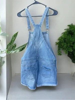 American Rag Bojo Embroidered Overall Shorts/Romper Small thumbnail 3