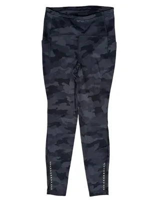 Lululemon Women’s Size 6 Black Gray Camo High Rise Fast & Free Leggings thumbnail 4