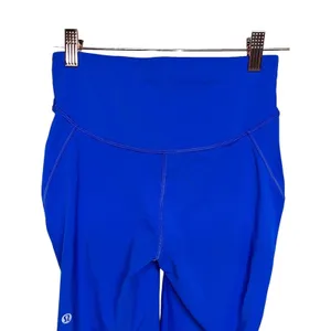 Lululemon Base Pace High-Rise‎ Short 8" Blazer Blue Tone Women’s Size 6 thumbnail 3
