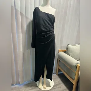 ZESICA one shoulder long sleeve ruched dress ✨ thumbnail 11