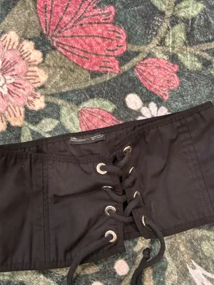 Zara black crop top (M)  thumbnail 2