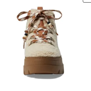 NEW ZODIAC Women's, Billie Boot Sherpa Lined Combat Sneaker IN Natural Caramel thumbnail 3