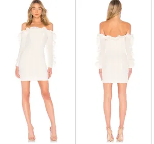 Cinq à Sept Rosemarie Ruffle Bridal Dress White Size 2 thumbnail 3