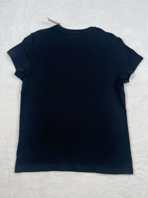 J.Crew Essential Crewneck Tee T-Shirt Black Size M NWT thumbnail 2