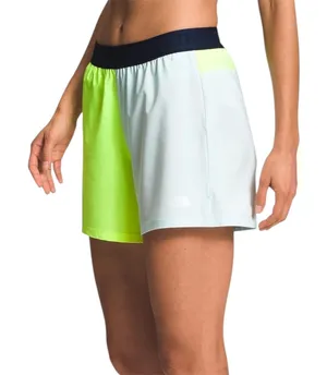The North Face Wander Shorts Womens Small LED Yellow Misty Sage NF0A7QG3 thumbnail 1