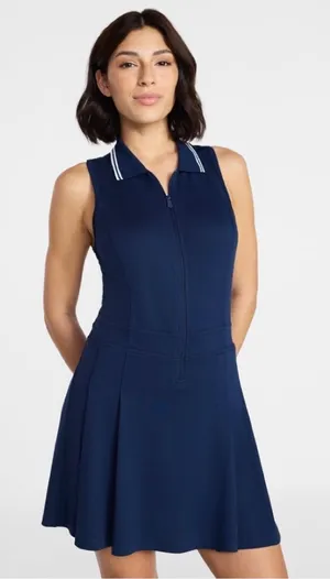 AVIA Womens Golf Dress Size Medium Navy Golf Ball Pocket Tee Holder New thumbnail 1