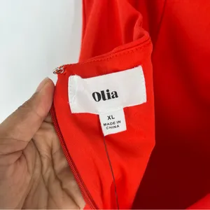 Olia Red Spaghetti Strap Mini Party Dress NWT Size‎ XL thumbnail 7
