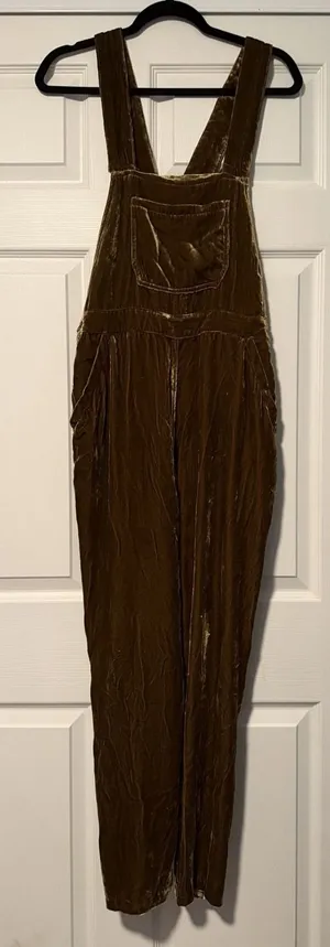 Faherty Overalls Silky Velvet Organic‎ Hippie Granola Western FLAW thumbnail 1