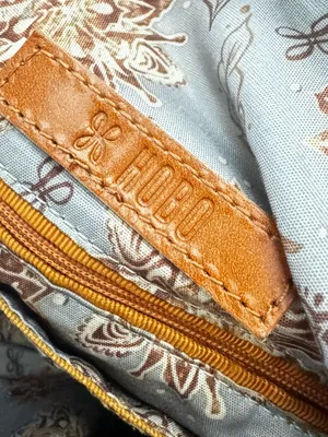 HOBO Cream Leather Tote with Whipstitch Strap and Tassel thumbnail 11