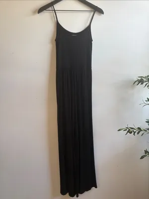 Antistar Black Sleeveless Wide-Leg Jumpsuit thumbnail 3