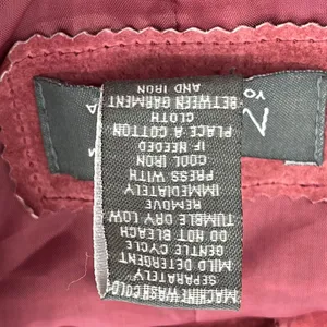 Motto Genuine Suede Leather Pink Trucker Jacket Western Button Front Chore Coat thumbnail 7