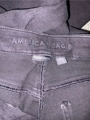 American Eagle Curvy High Rise Jegging Black Dream Stretch Womens Size 18 Long thumbnail 6
