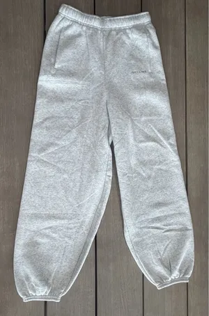 NWT OFFLINE by Aerie Womens Gray Jogger Sweatpants Fleece Sweat Pants XXS Baggy thumbnail 1