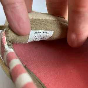 Sperry Top‎ Sider Angelfish Boat Shoes Women 6 Leather Cream Pink Nautical Flats thumbnail 9