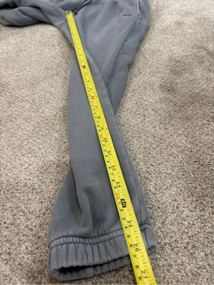 TNA Aritzia Sweatfleece Boyfriend Sweatpants Cozy Fleece Joggers Womens XS Gray thumbnail 6