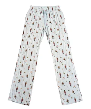 Kyte Baby Pajama Pants Womens S Blue Excellent Nutcracker Bamboo Holiday‎ Lounge thumbnail 1